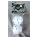 Transogram Mantle and Mays Zipee Baseballs