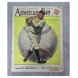 1935 American Boy Magazine w/Babe Ruth Cover