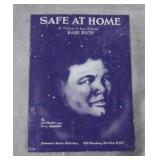 1948 Safe At Home Babe Ruth Tribute Sheet Music