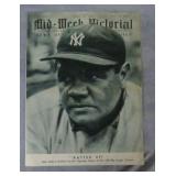1933 Mid-Week Pictorial w/Babe Ruth Cover