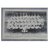 Cosmo Sileo 1937 New York Yankees Team Photo
