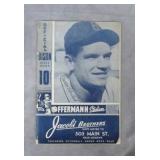 1946 Buffalo Bisons vs. Montreal Royals Program