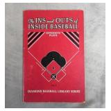 1934 The Ins and Outs of Inside Baseball Book