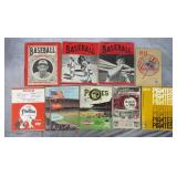 9pc 1935-1974 Baseball Publications Lot