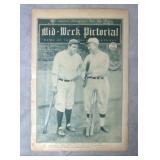 1927 Mid-Week Pictorial Babe Ruth & Ty Cobb Cover