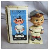 1961-63 Senators White Base Bobblehead
