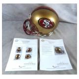 Terrell Owens Owned 49ers Football Helmet