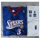 Terrell Owens Owned Allen Iverson 76ers Jersey