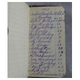 Journal Book w/1901 Anchor Baseball Club Reference