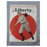 1937 Liberty Magazine w/Babe Ruth Cover