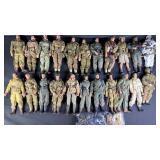 22pc 21st Century Military 12" Figures w/ German