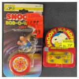 NIP Snoopy Bob-O-Wheel & Mini Die Cast