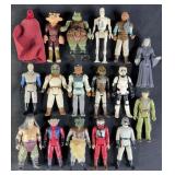 17pc 1983-84 Star Wars ROTJ Action Figures