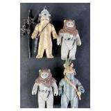 4pc 1983 Star Wars ROTJ Ewok Action Figures