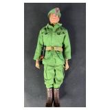 1964 G.I. Joe Action Soldier Green Beret Red Hair