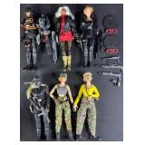 6pc 21st Century Cy Girls 12" Action Figures