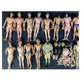 1960s-70s G.I. Joe & Action Man+ Figures & Parts