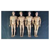 1964 G.I. Joe Action Soldier 12" Action Figures