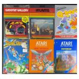 6pc Atari 2600 Video Games CIB