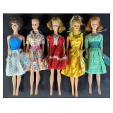 Vintage Barbie Dolls w/ Bubble Cut Brunette