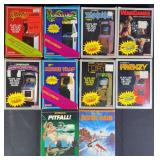 10pc Colecovision Video Games In Box