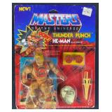 NIP 1984 MOTU Thunder Punch He-Man Deluxe Set