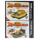 1989 Galoob XPanders Tank & PT Boat