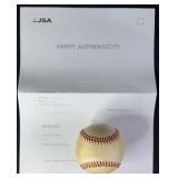 Derek Jeter Signed 96 ALCS Baseball w/ JSA COA