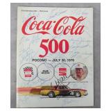 Multi Signed 1978 Coca-Cola 500 Program