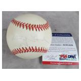 Richie Ashburn Signed Baseball-PSA COA