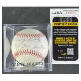 Danny Kravitz '1956-1960 Pirates' Signed Baseball