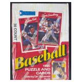 Sealed 1990 Donruss Baseball Pack Box