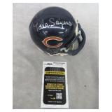 Gale Sayers Signed Mini Helmet-JSA COA