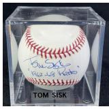 Tom Sisk '1962-68 Pirates' Signed Baseball