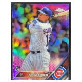 2016 Topps Chrome #166 Pink Kyle Schwarber RC