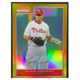 2006 Bowman Chrome #57 Gold Refr. Ryan Howard.