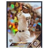 2016 Topps Chrome #166 Sepia Kyle Schwarber RC