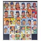 28pc 1953-56 Topps Baseball Cards w/ Stars