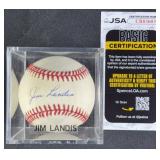 Jim Landis Signed Baseball w/ JSA COA
