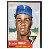 1953 Topps #66 Minnie Minoso Baseball Card