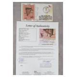 Satchel Paige Signed Gateway Envelope-JSA LOA
