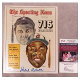 Hank Aaron Signed Photo-JSA COA