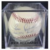 Rick Reichardt '1964-1970 Angels' Signed Baseball