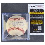 Don Newcombe 'ROY-49-NL' Signed Baseball