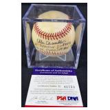 Eddie Chandler '47 Brooklyn Dodgers' Signed Ball
