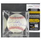 Bob Priddy '65-66 SF-Giants' Signed Baseball
