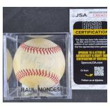 Raul Mondesi #43 Signed Baseball w/ JSA COA