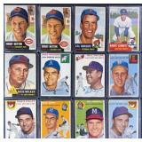 1953-54 Topps Baseball Cards w/ Stars