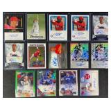 Autographed Insert Baseball Cards w/ Serial #
