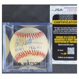 Bob Watson '184 H.R.ï¿½s 1826 Hits' Signed Baseball